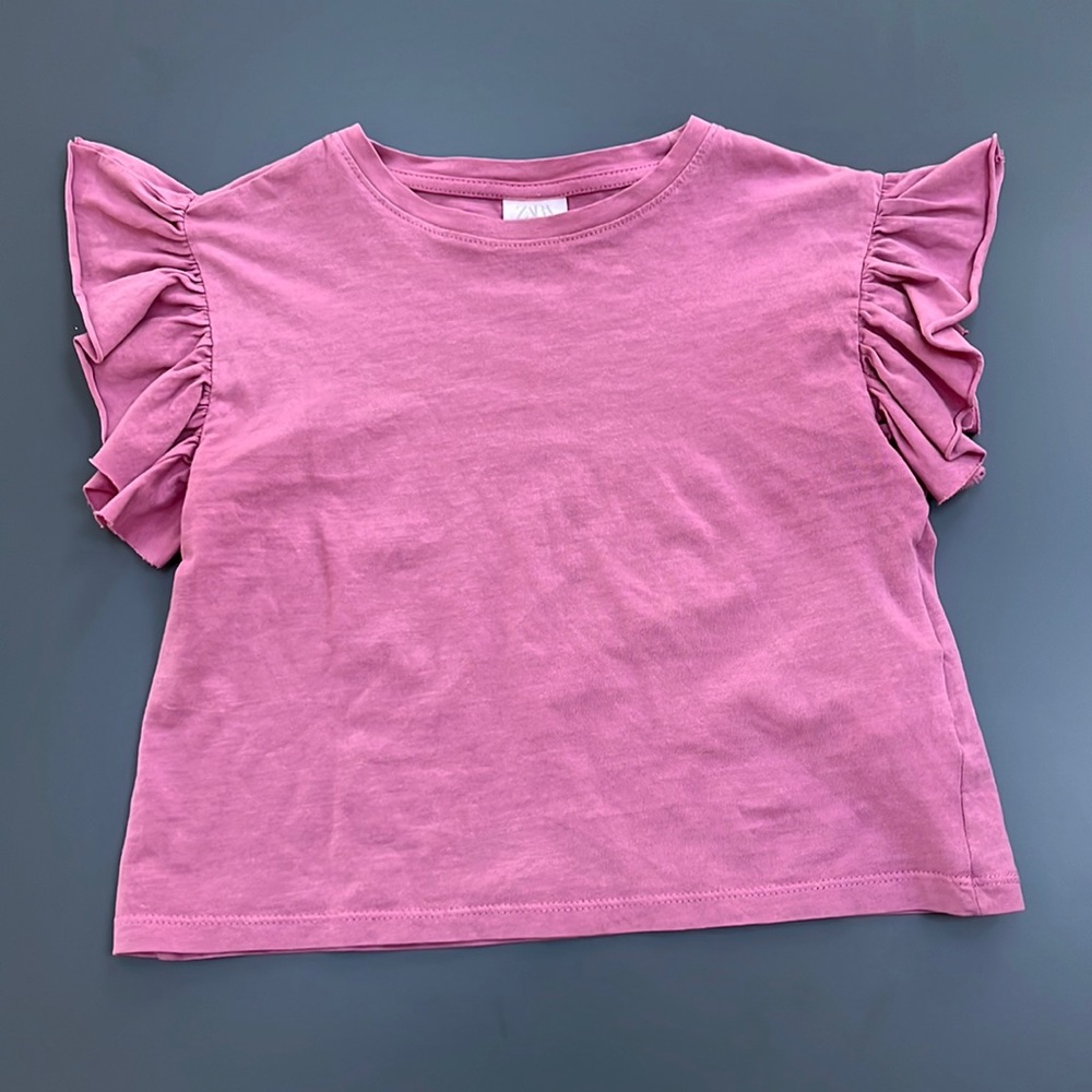 Zara Pink Sleeved Tee